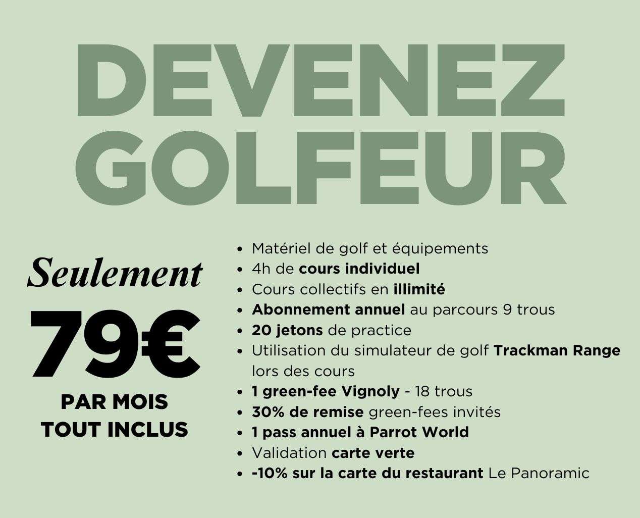 débuter le golf 77